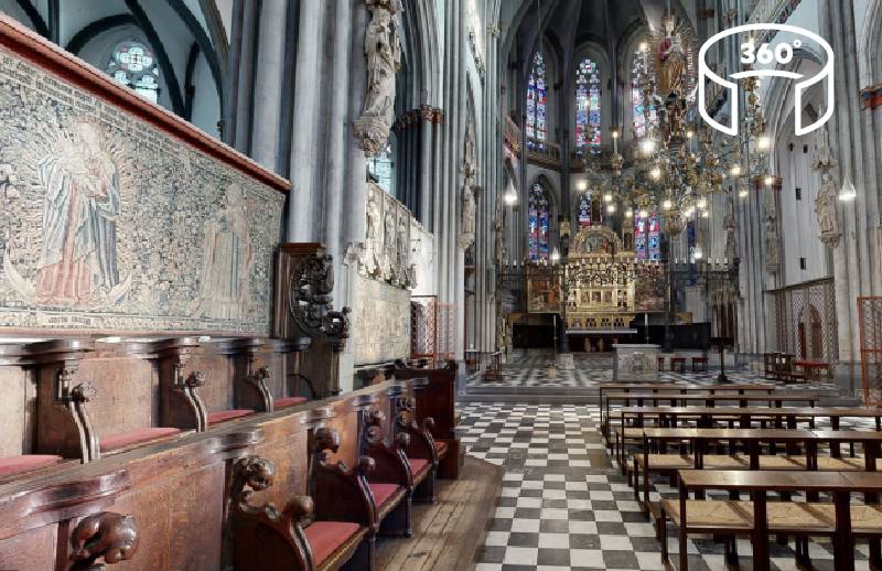 Innenansicht des Dom St. Viktor in Xanten