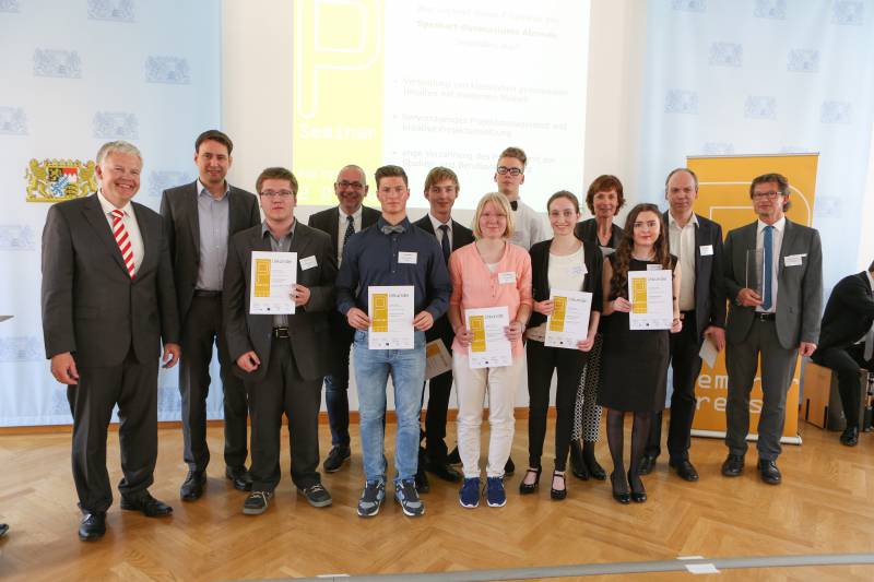 museum.de als externer Partner des P-Seminars vom Spessart-Gymnasiums Alzenau im Staatsministerium in München prämiert