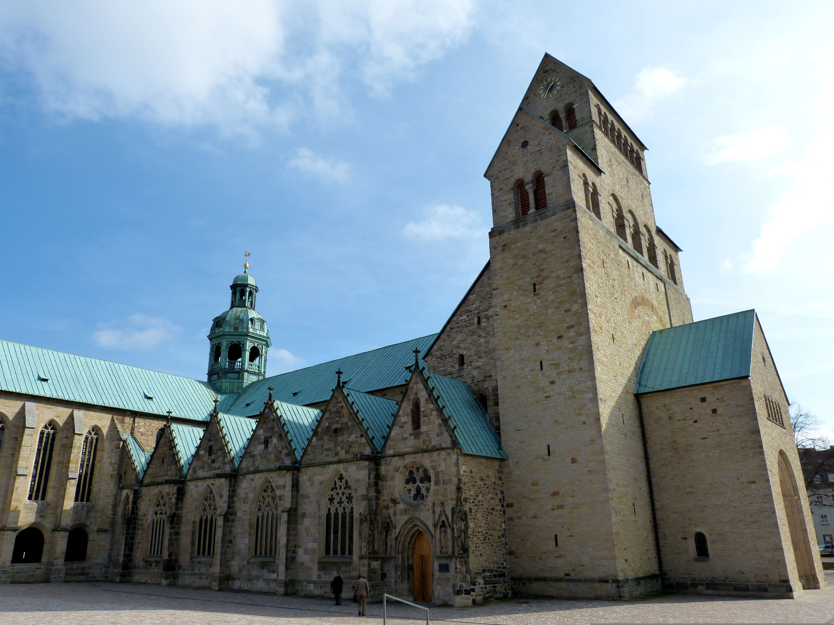 Aussenansicht Hildesheimer Doms.