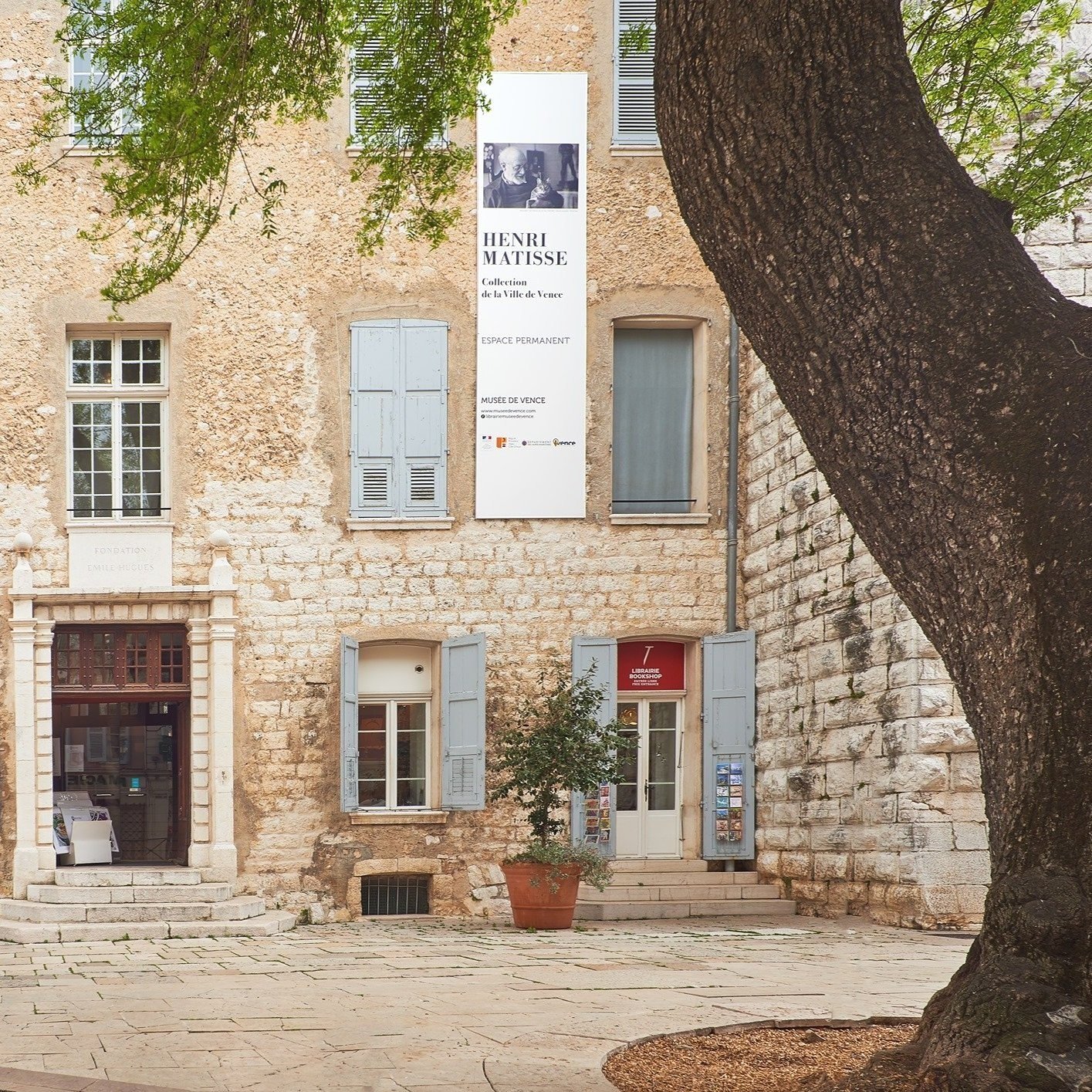 Aussenansicht des Musee de Vence in der Provence