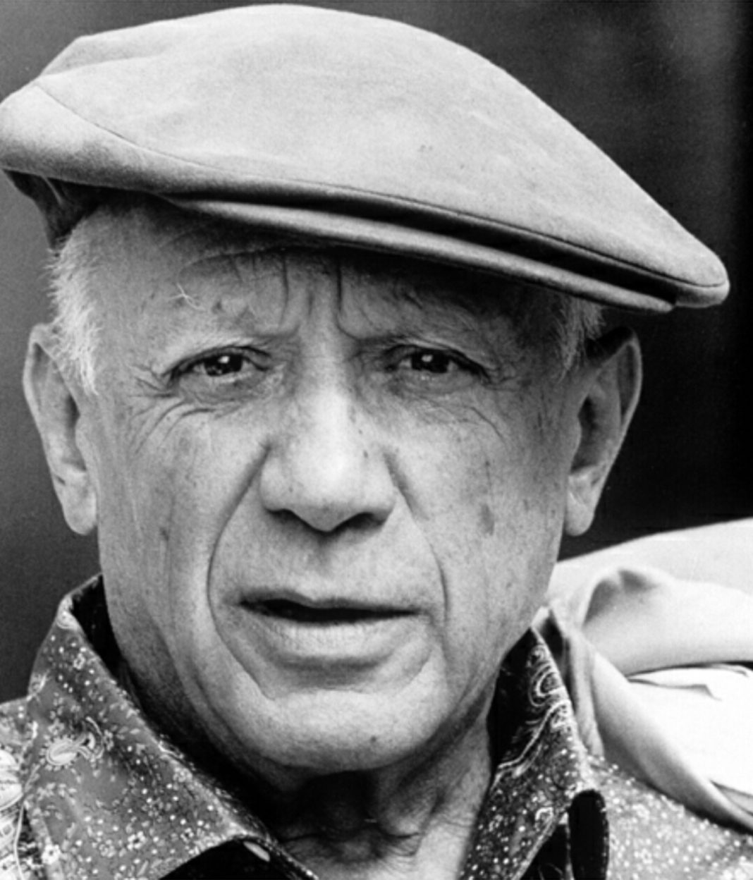 Portrait Picasso mit Baskenmütze