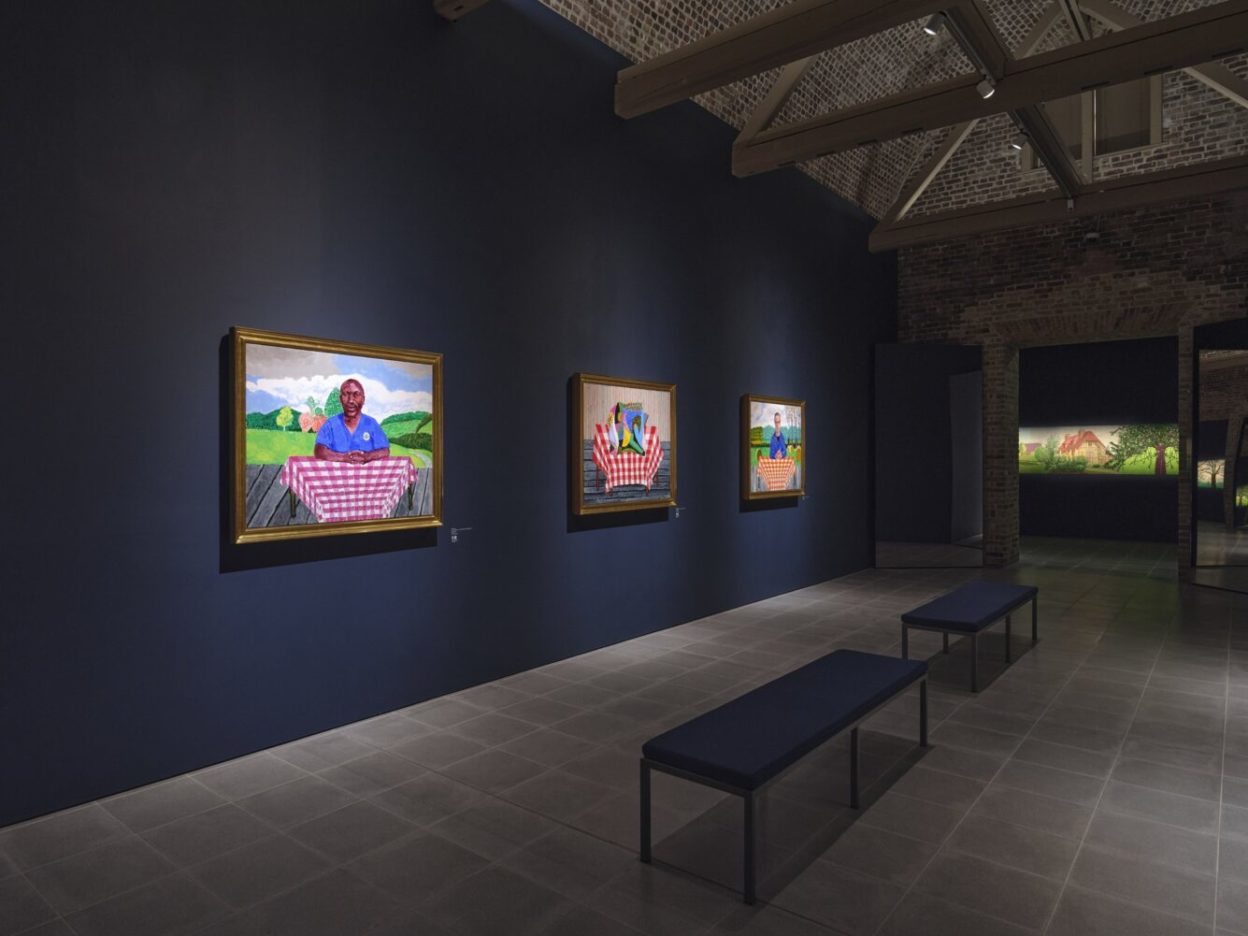 David Hockney: A Year in Normandie and Some Other Thoughts about Painting, installation view, Serpentine North, 2026 © David Hockney. Photo: George Darrell
